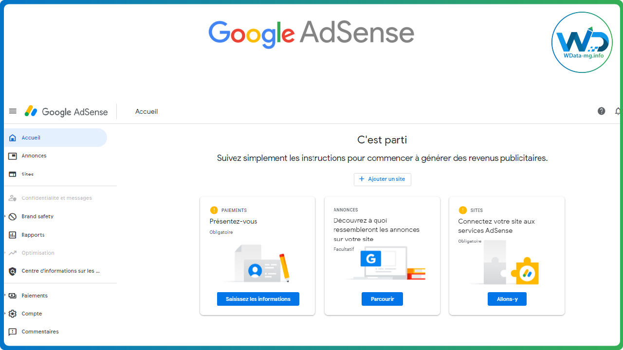 Google AdSense | wdata-mg.info