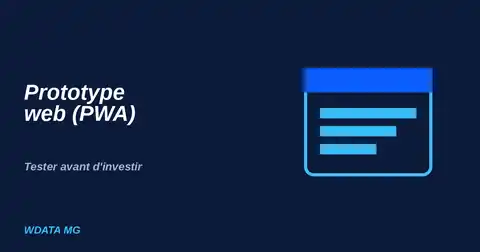 Illustration : l'IA va trop vite, un prototype web PWA permet de tester une idée